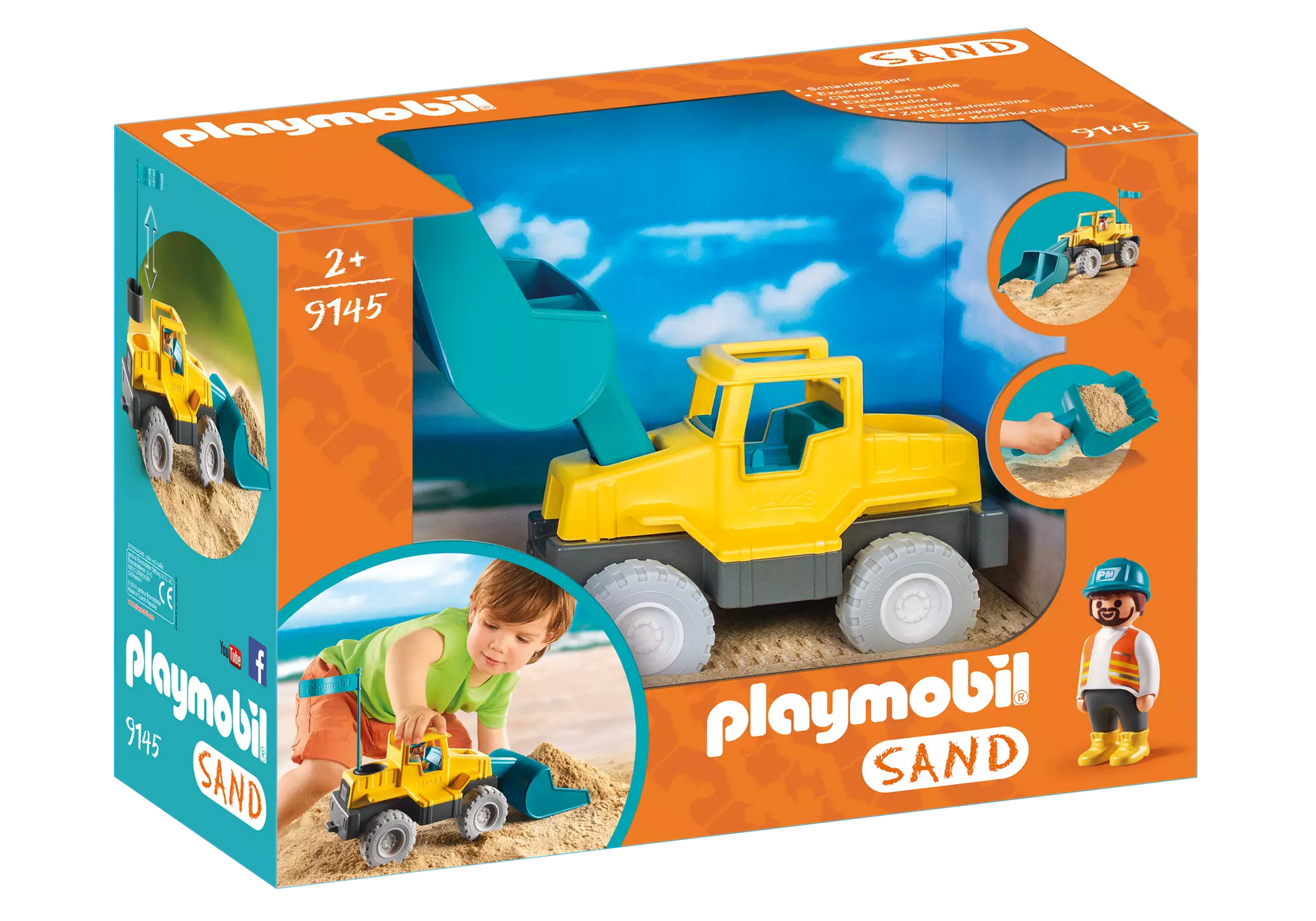 Playmobil 9145 Sand Schaufelbagger - plegobil