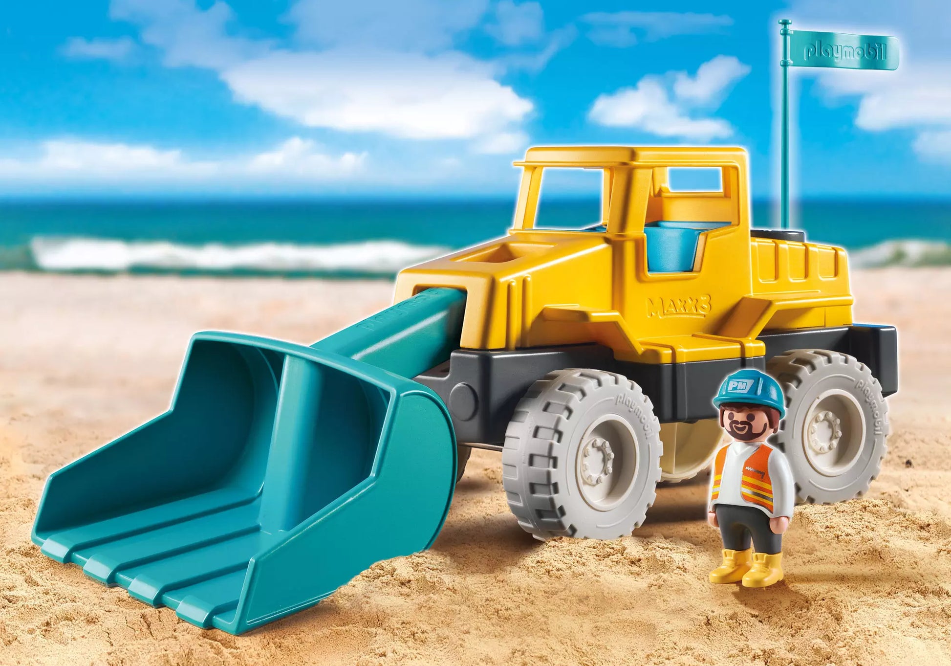 Playmobil 9145 Sand Schaufelbagger - plegobil
