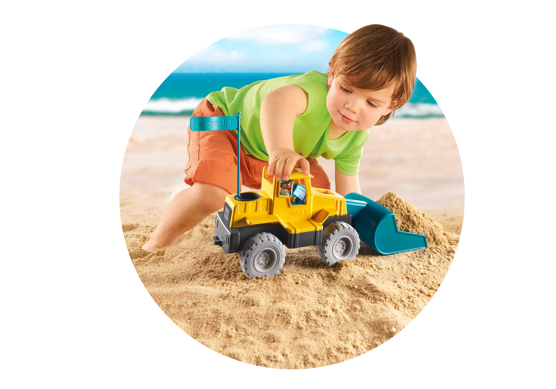 Playmobil 9145 Sand Schaufelbagger - plegobil