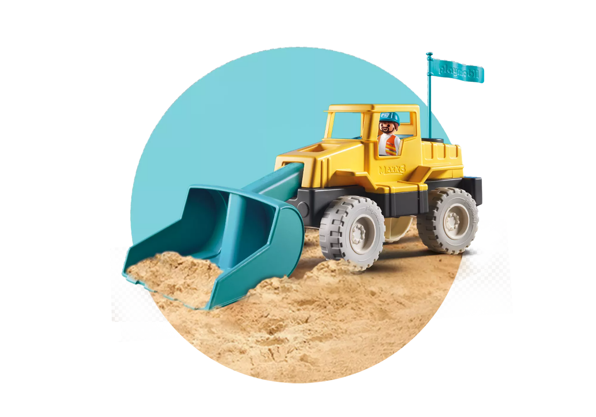Playmobil 9145 Sand Schaufelbagger - plegobil