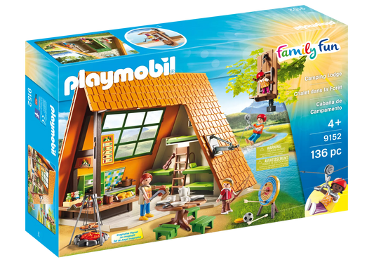 Playmobil 9152 Family Fun Große Campinghütte - plegobil