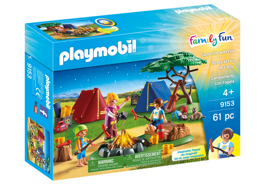 Playmobil 9153 Family Fun Zeltplatz mit Lagerfeuer - plegobil