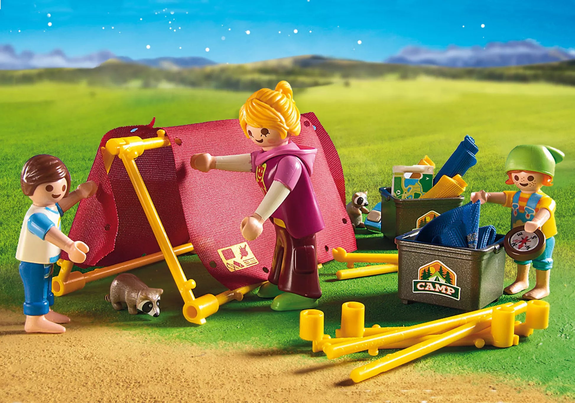 Playmobil 9153 Family Fun Zeltplatz mit Lagerfeuer - plegobil
