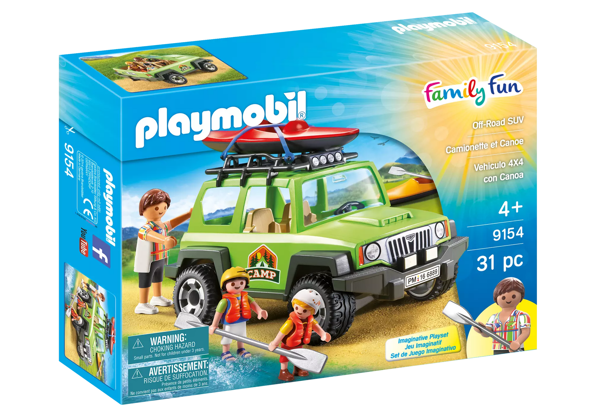 Playmobil 9154 Family Fun Freizeitcamp Geländewagen - plegobil