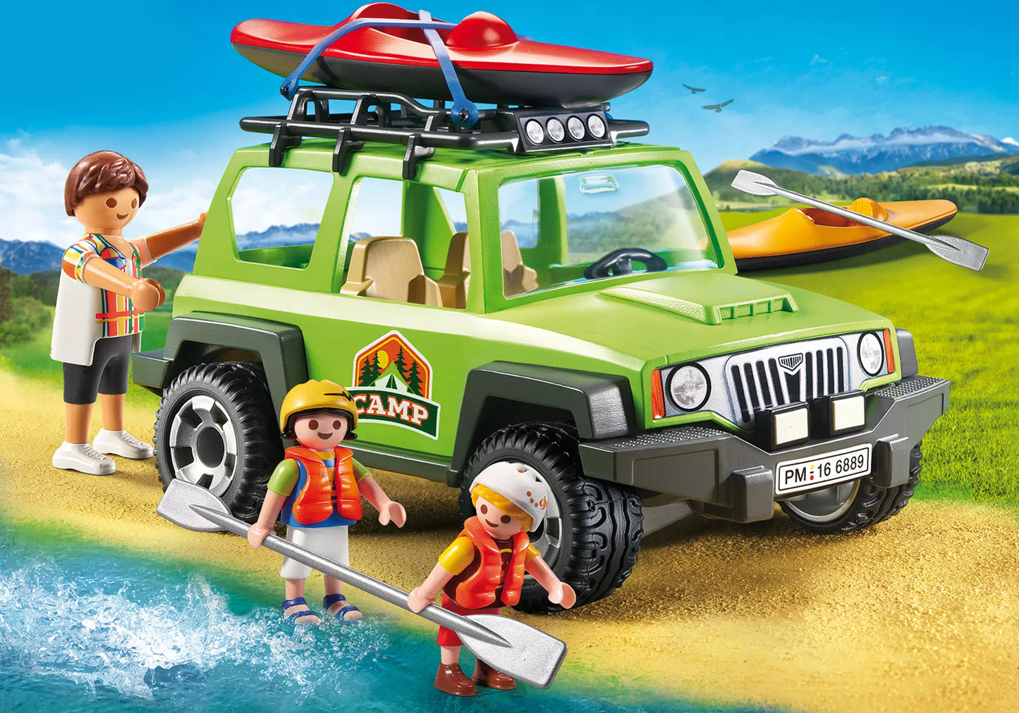 Playmobil 9154 Family Fun Freizeitcamp Geländewagen - plegobil
