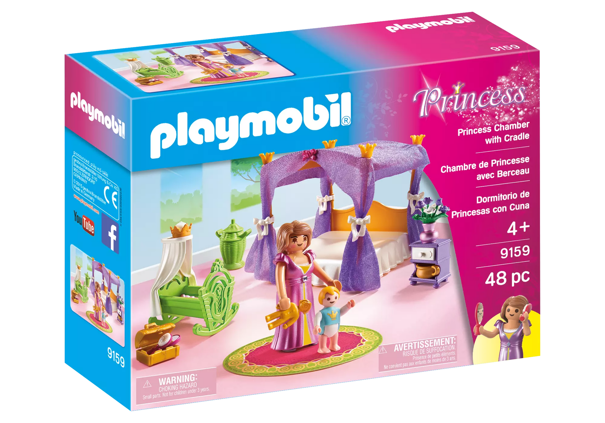 Playmobil 9159 Princess Prinzessinnenzimmer mit Wiege - plegobil