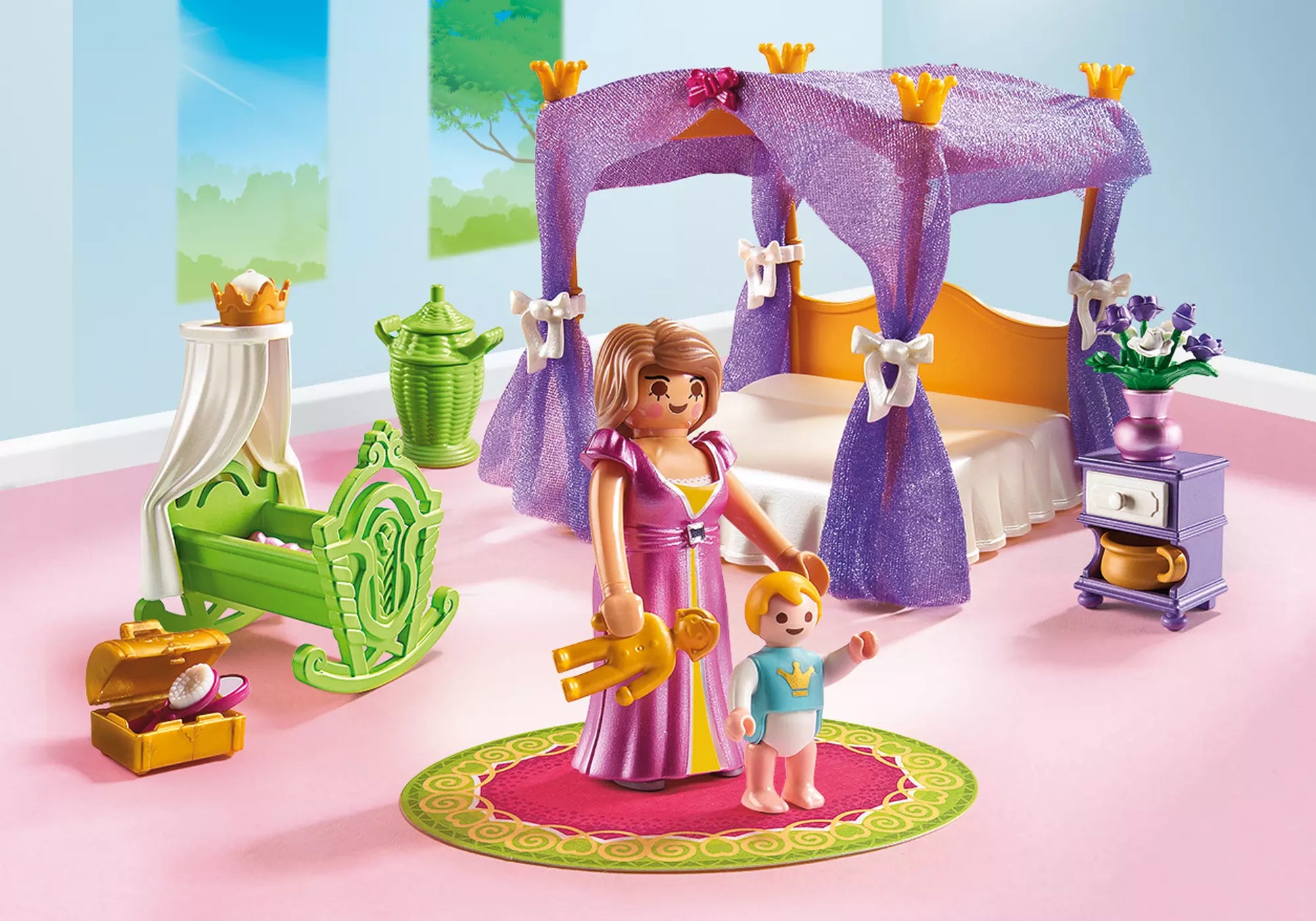 Playmobil 9159 Princess Prinzessinnenzimmer mit Wiege - plegobil
