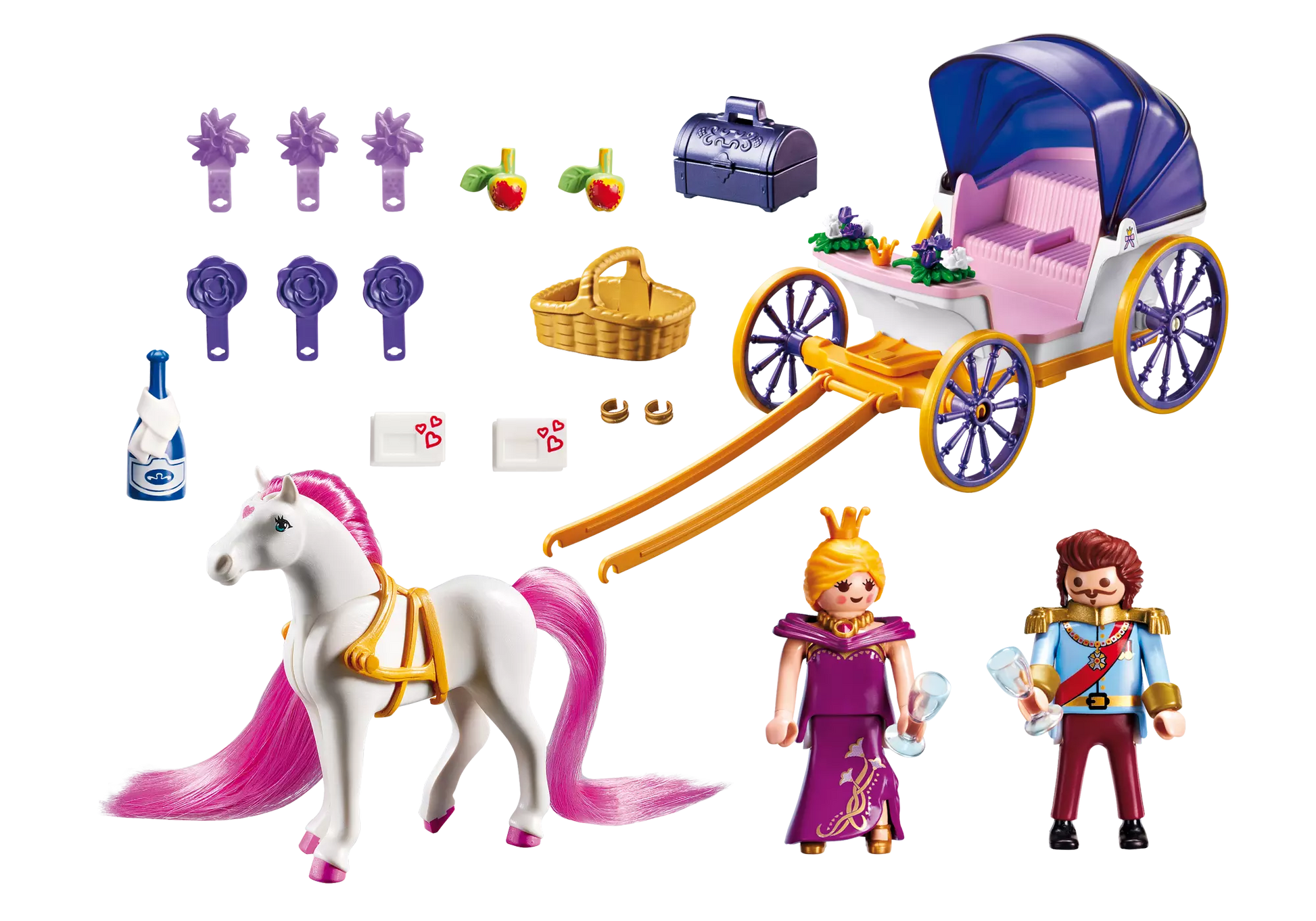 Playmobil 9161 Princess Königliches Paar mit Kutsche - plegobil