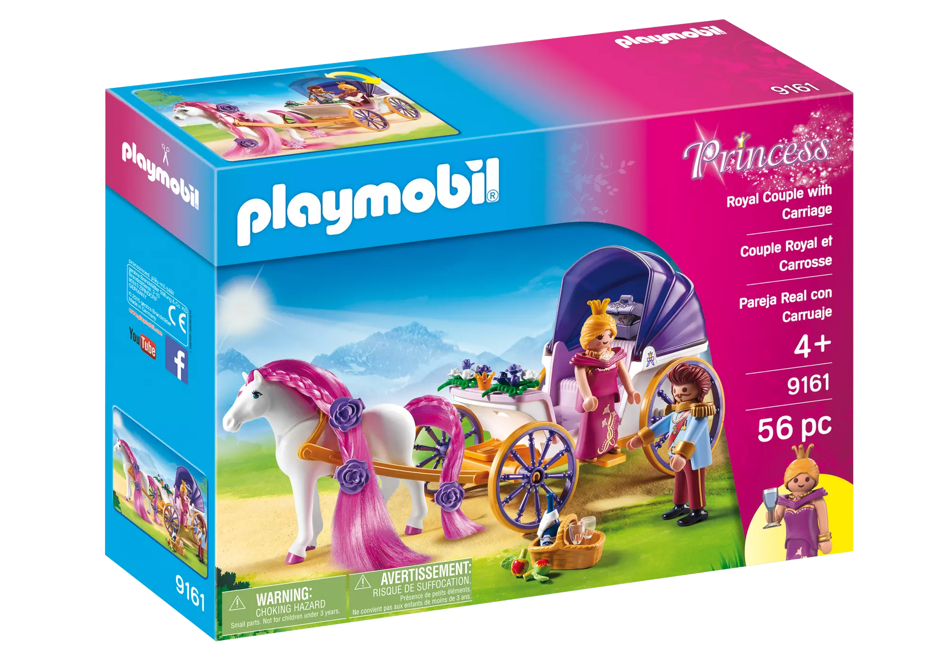 Playmobil 9161 Princess Königliches Paar mit Kutsche - plegobil