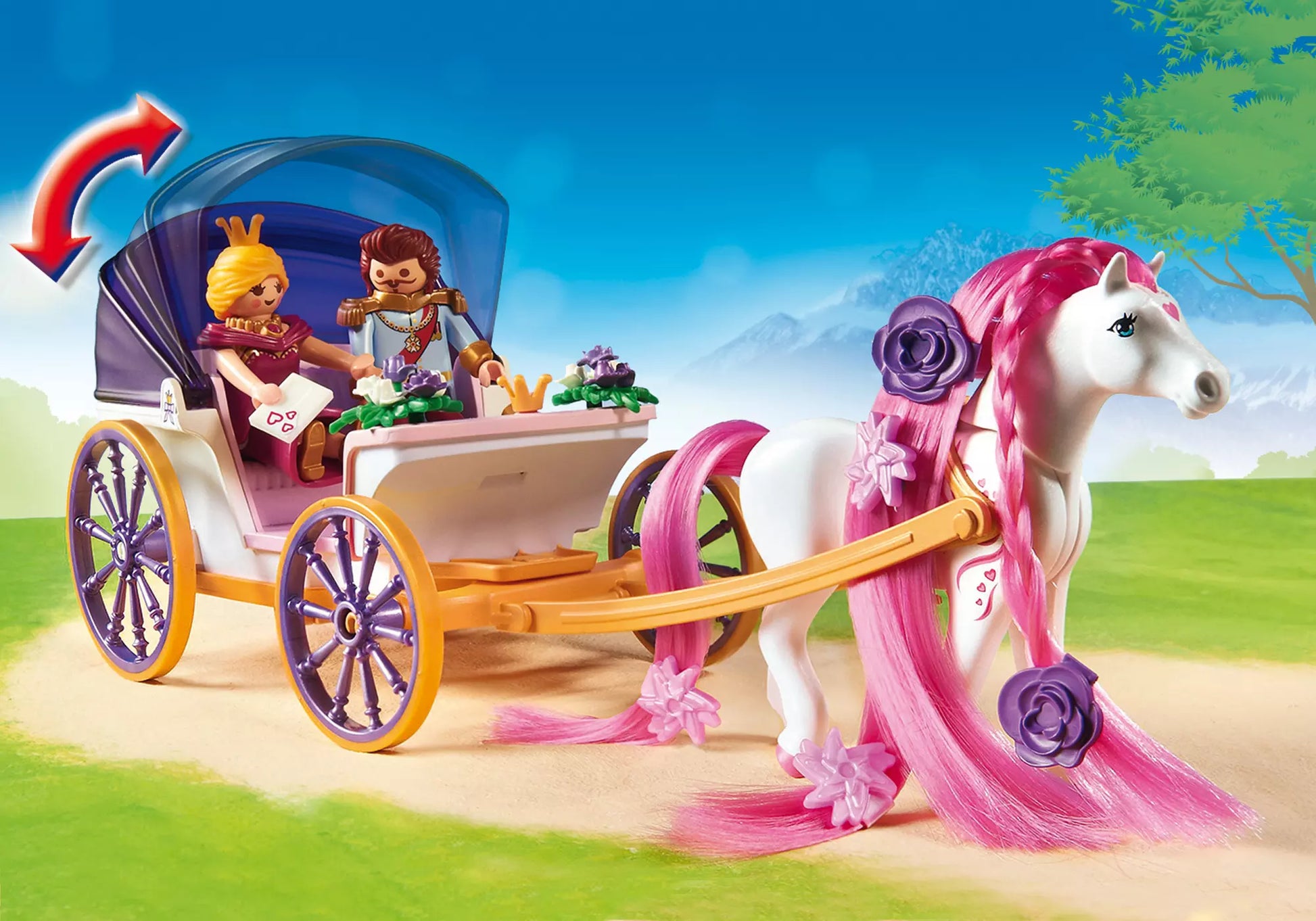 Playmobil 9161 Princess Königliches Paar mit Kutsche - plegobil