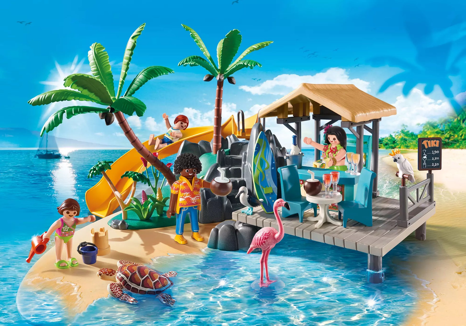 Playmobil 9162 Family Fun Saftbar Insel - plegobil