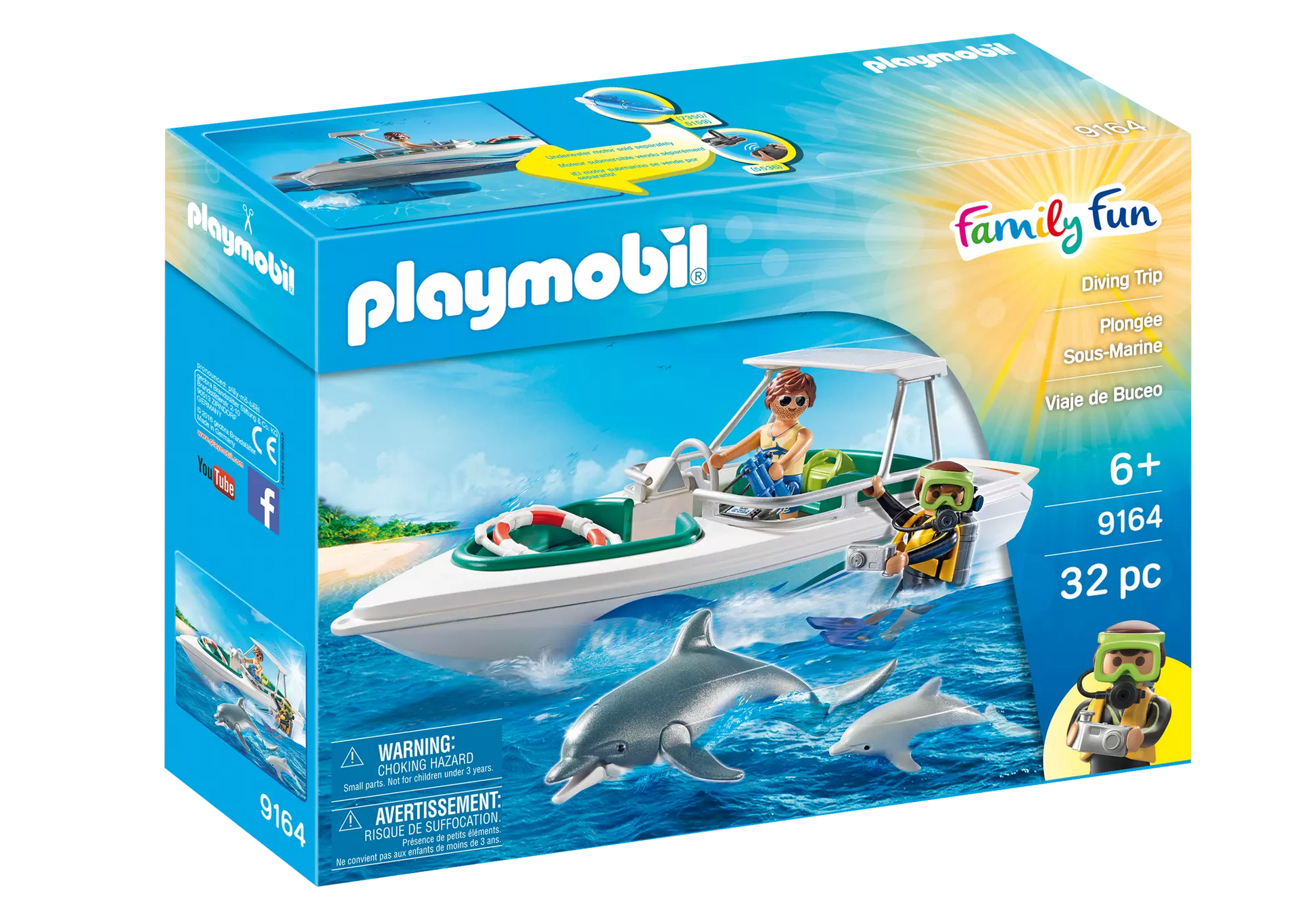 Playmobil 9164 Family Fun Tauchausflug - plegobil
