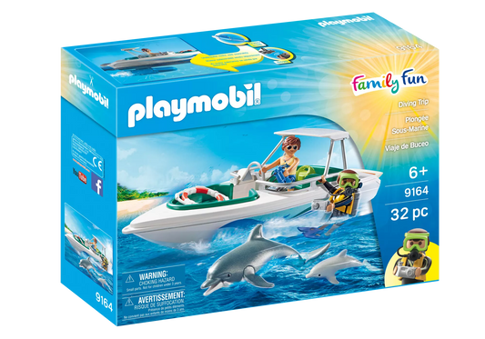 Playmobil 9164 Family Fun Tauchausflug - plegobil
