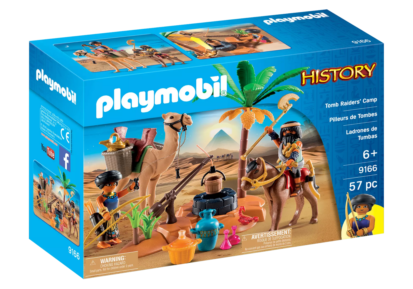 Playmobil 9166 History Grabräuberlager - plegobil
