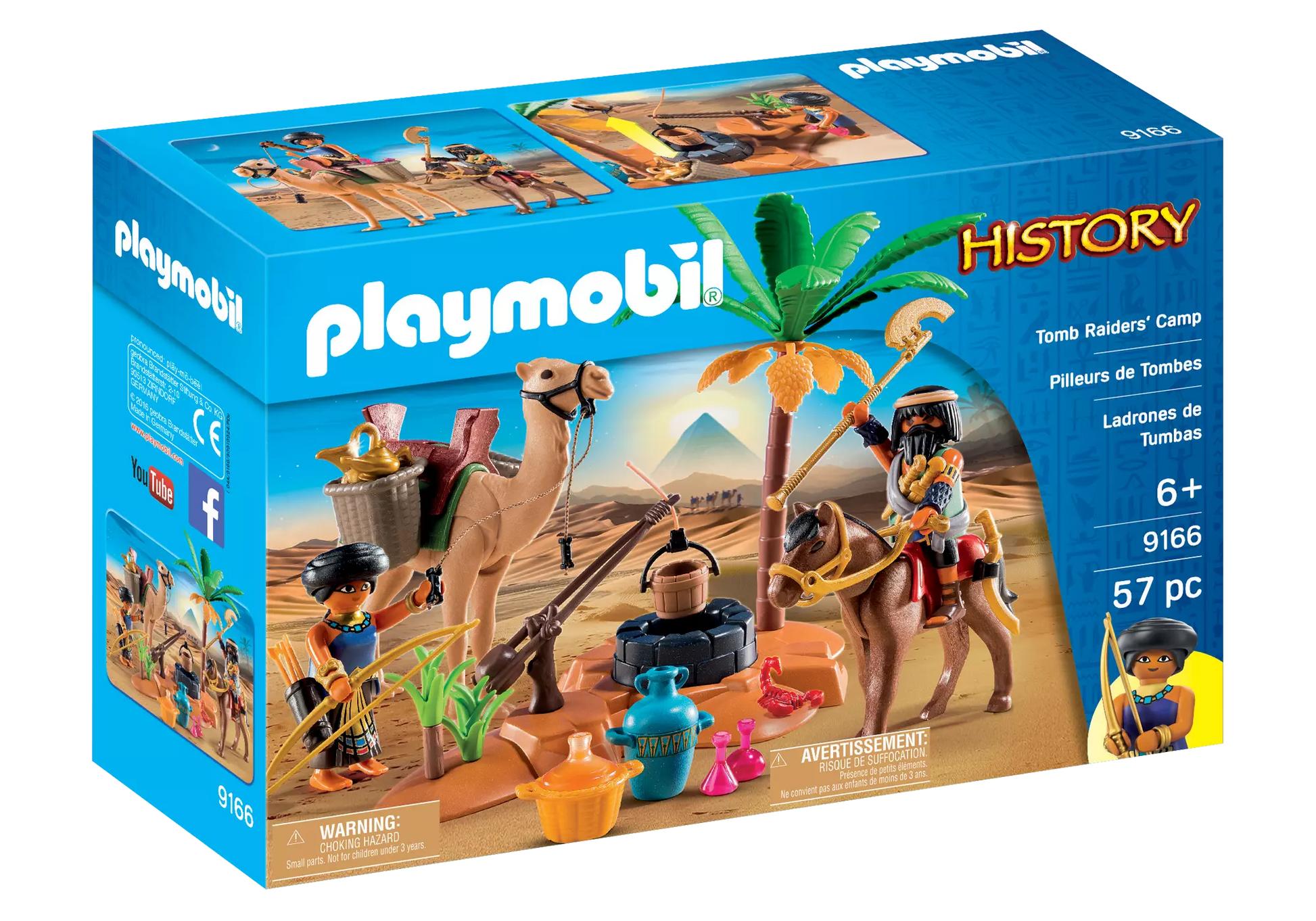 Playmobil 9166 History Grabräuberlager - plegobil