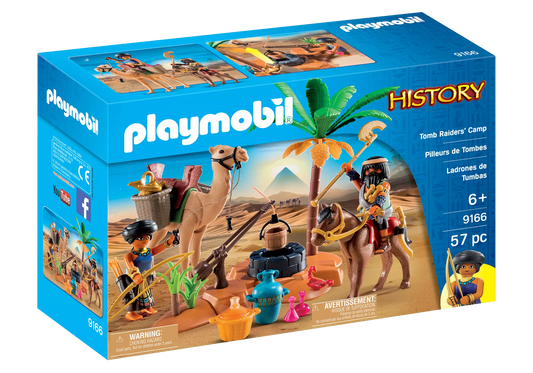 Playmobil 9166 History Grabräuberlager - plegobil