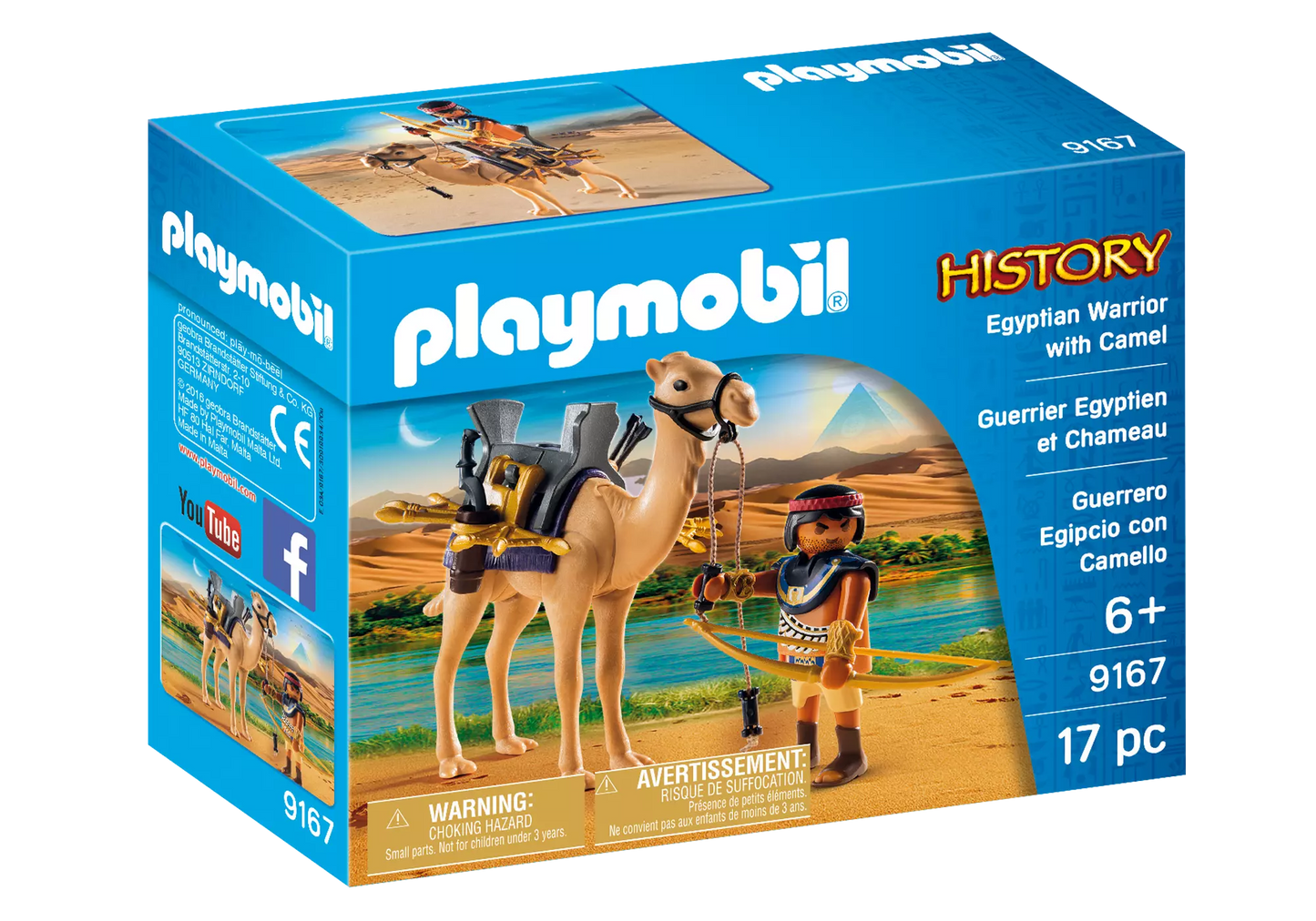 Playmobil 9167 History Ägyptischer Krieger mit Kamel - plegobil