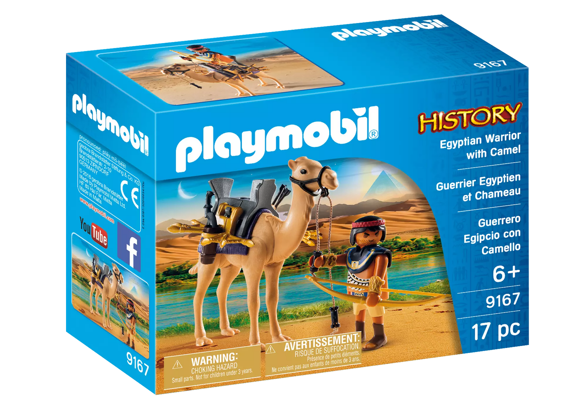 Playmobil 9167 History Ägyptischer Krieger mit Kamel - plegobil