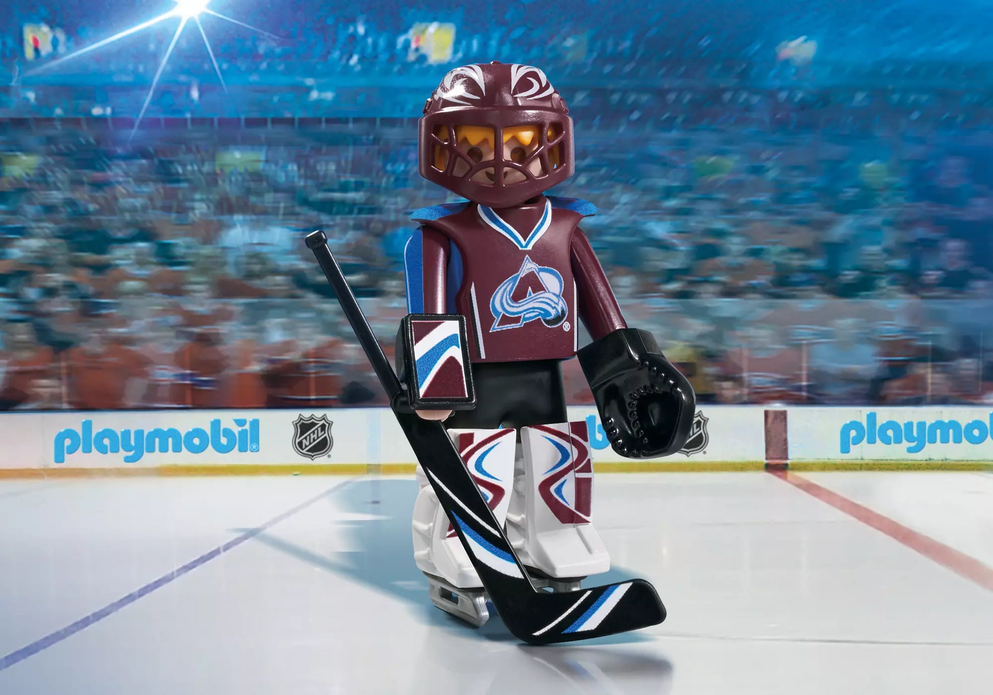 Playmobil 9189 NHL Colorado Avalanche Goalie - plegobil