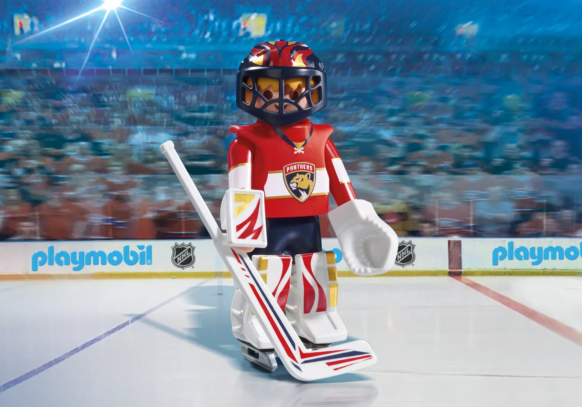 Playmobil 9191 NHL Florida Panthers Goalie - plegobil