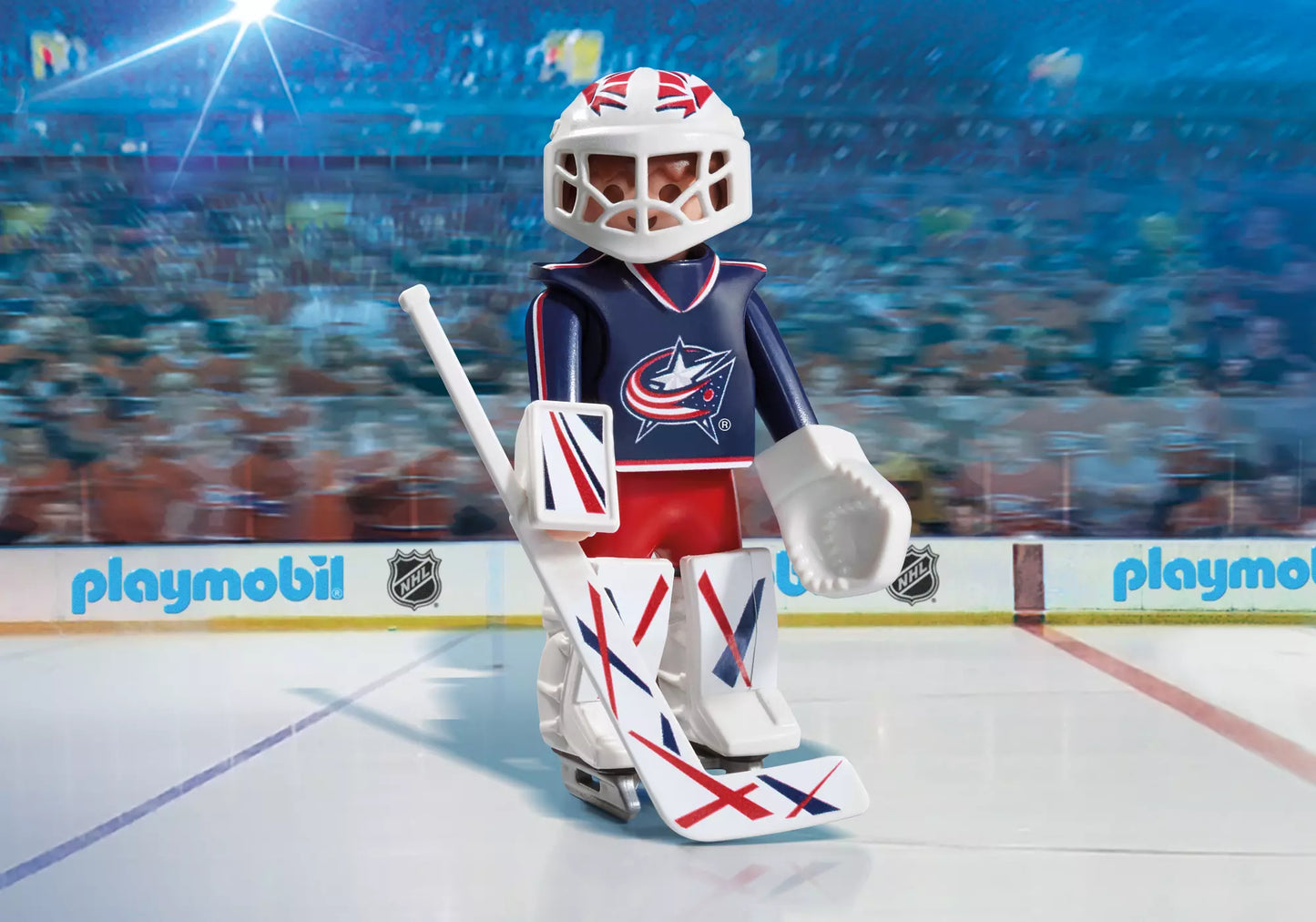 Playmobil 9201 NHL Columbus Blue Jackets Goalie - plegobil