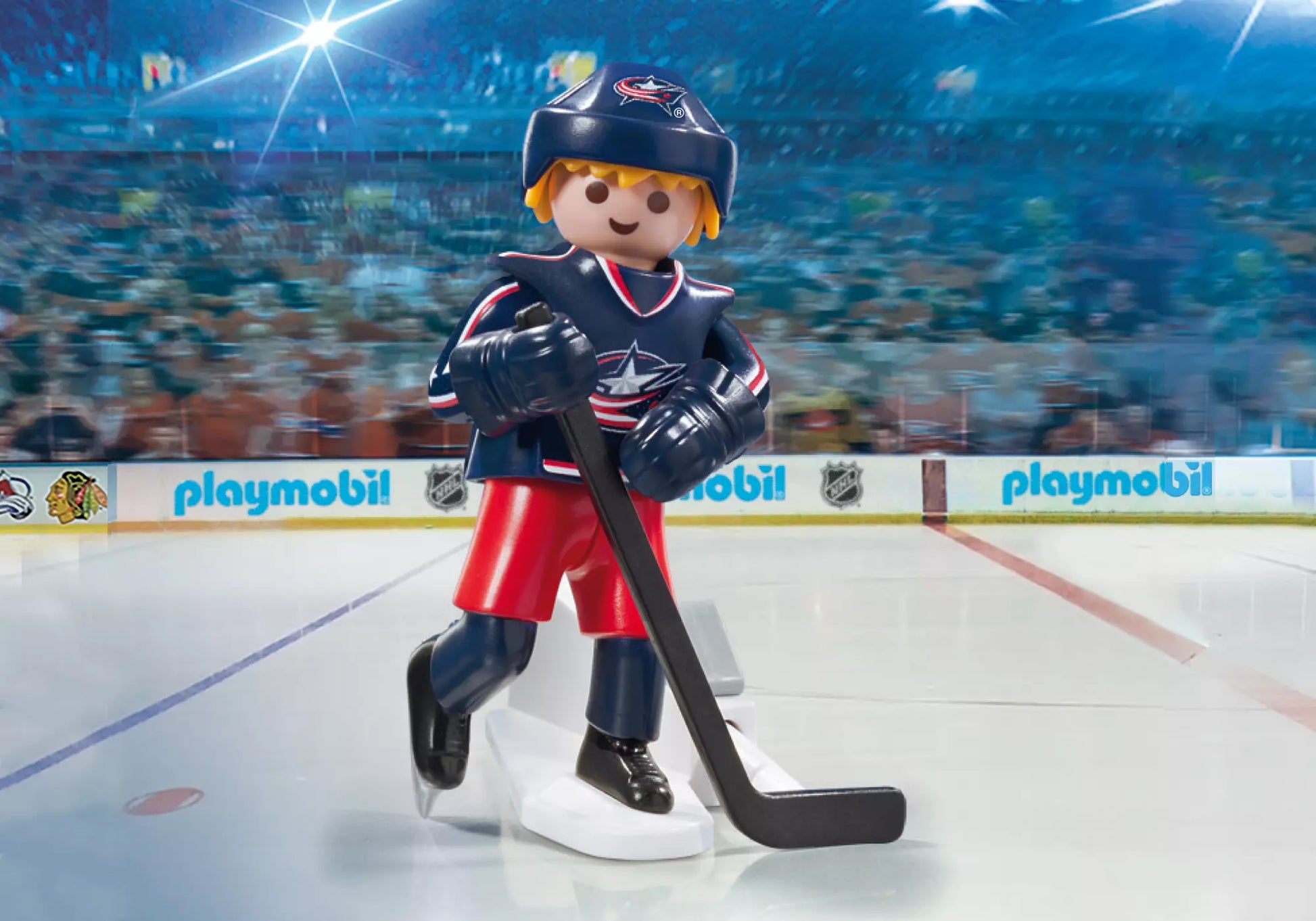 Playmobil 9202 NHL Columbus Blue Jackets Player - plegobil