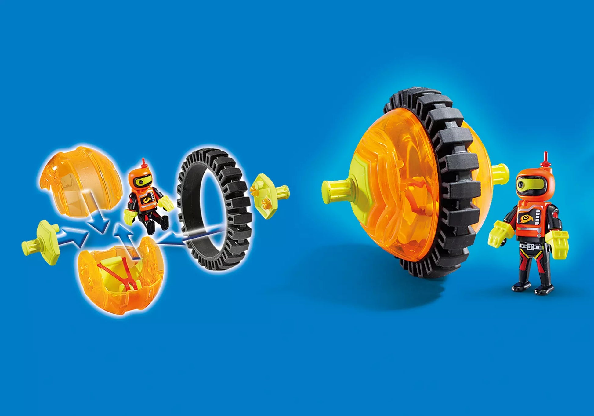 Playmobil 9203 Sports & Action Speed Roller Orange - plegobil