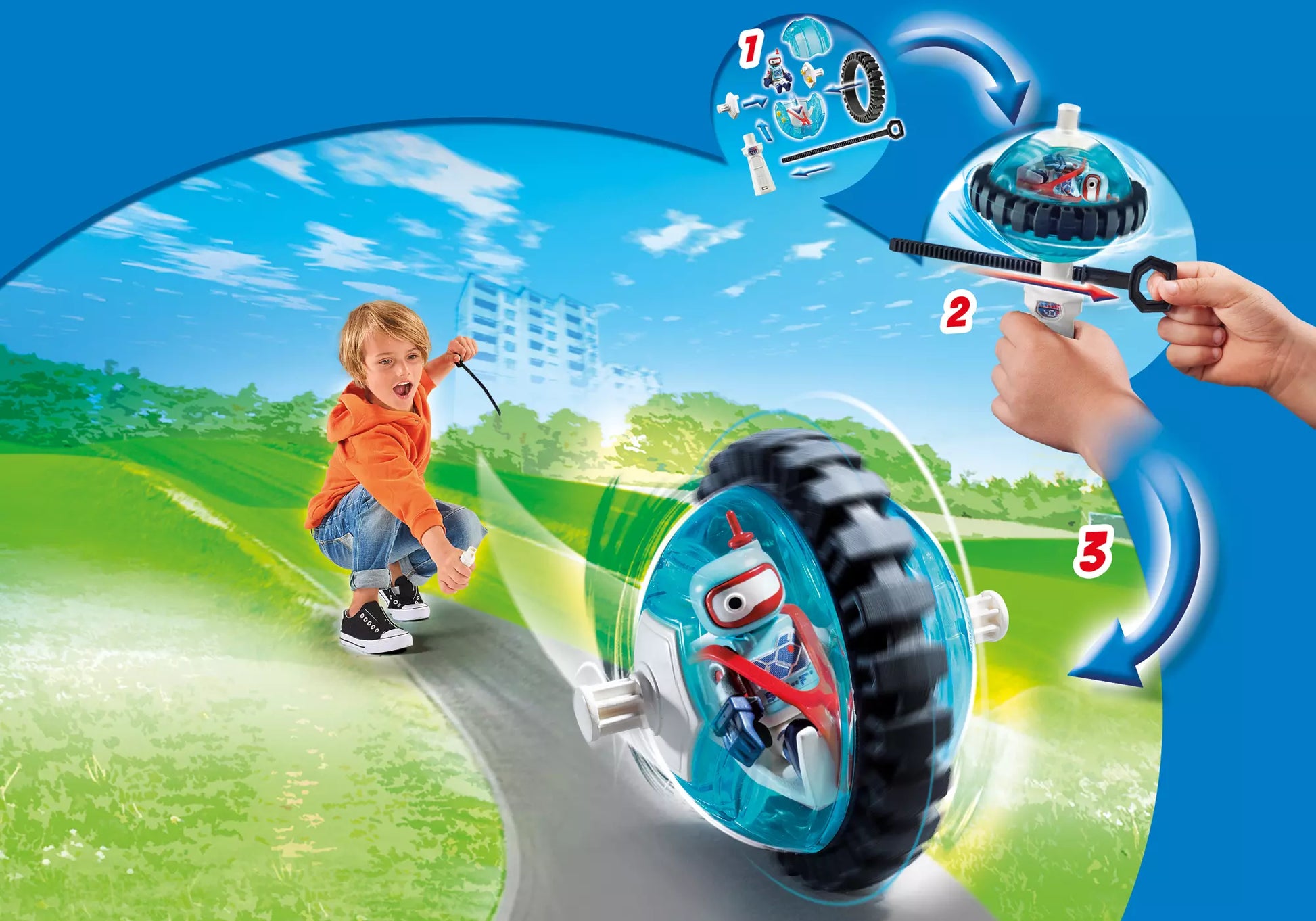 Playmobil 9204 Sports & Action Speed Roller Blue - plegobil