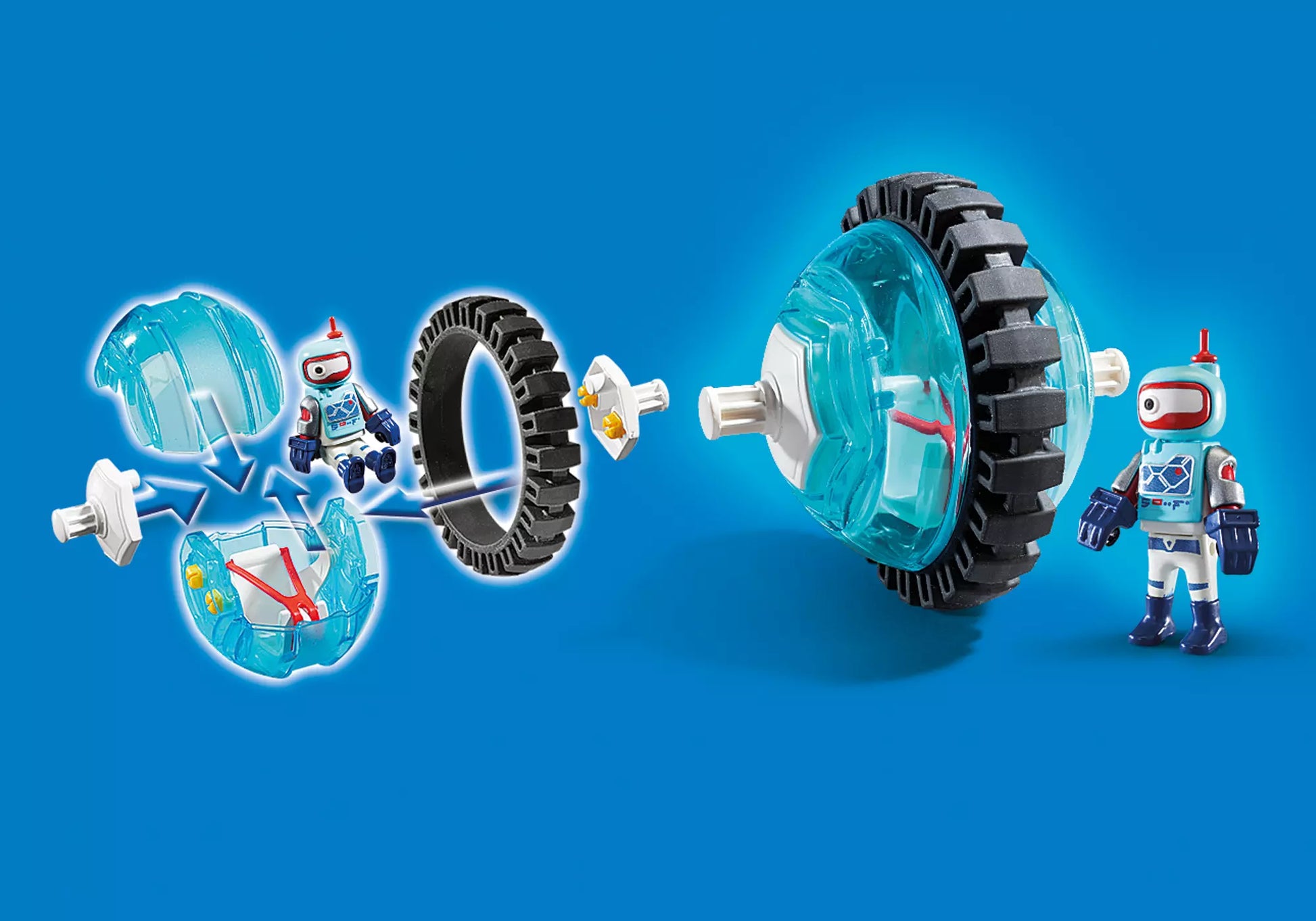 Playmobil 9204 Sports & Action Speed Roller Blue - plegobil