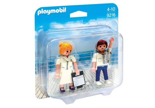 Playmobil 9216 DuoPack Stewardess und Offizer - plegobil