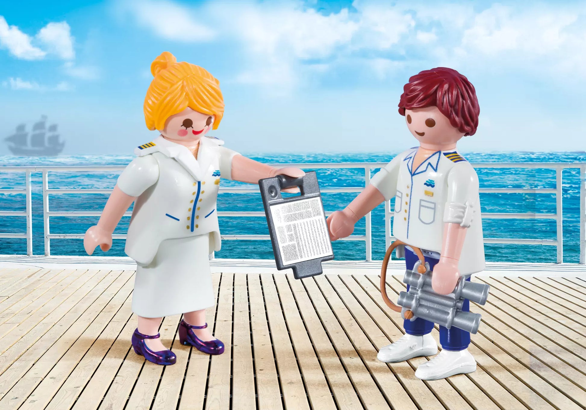 Playmobil 9216 DuoPack Stewardess und Offizer - plegobil