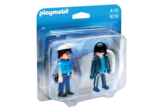 Playmobil 9218 DuoPack Polizist und Langfinger - plegobil