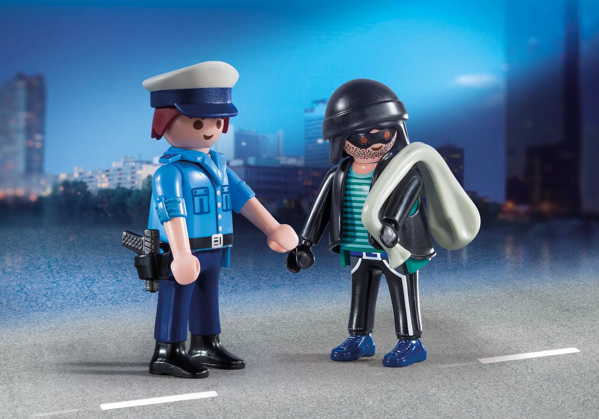 Playmobil 9218 DuoPack Polizist und Langfinger - plegobil