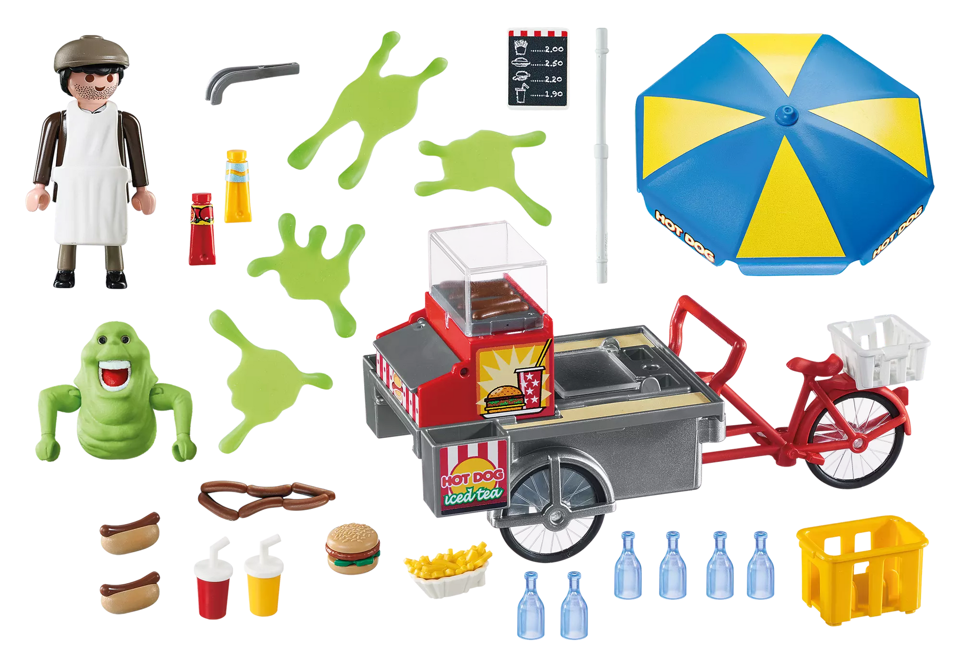 Playmobil 9222 Ghostbusters Slimer mit Hot Dog Stand - plegobil