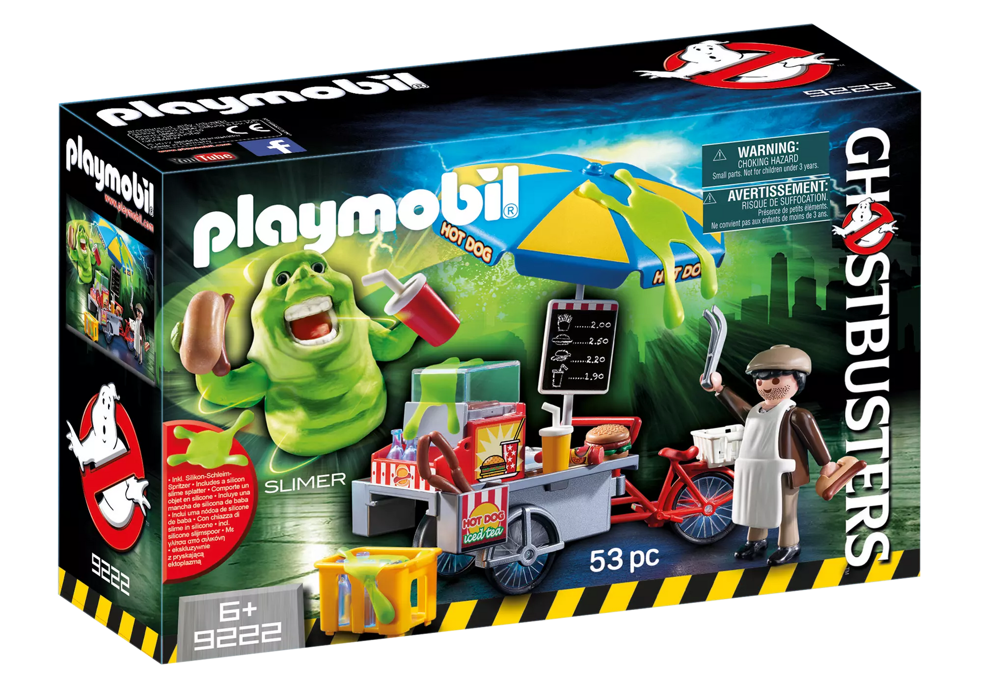 Playmobil 9222 Ghostbusters Slimer mit Hot Dog Stand - plegobil