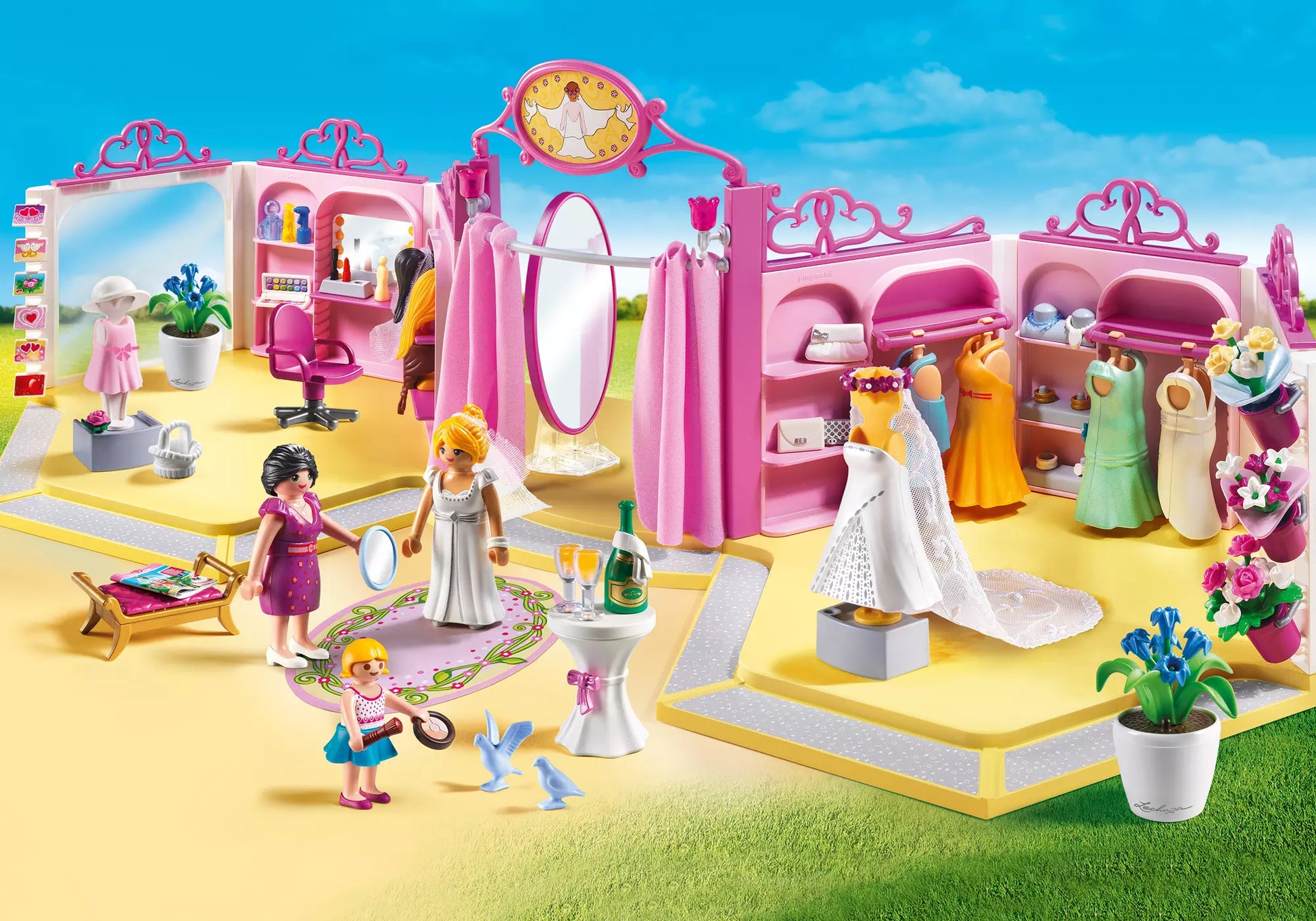 Playmobil 9226 City Life Brautmodengeschäft mit Salon - plegobil