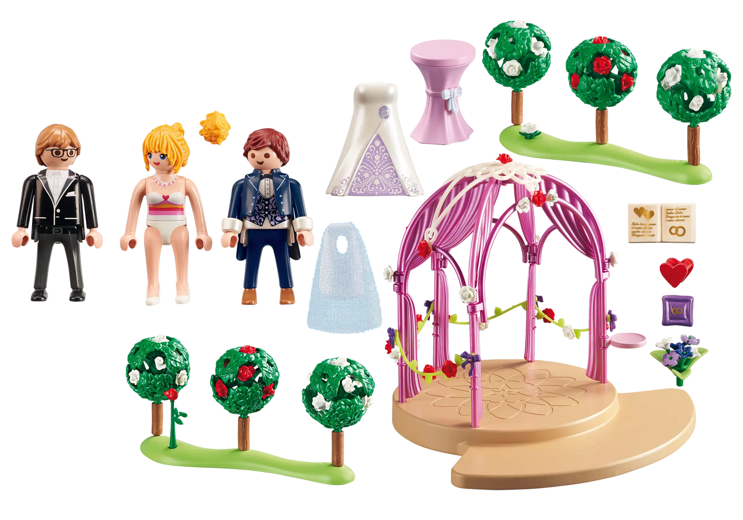 Playmobil 9229 City Life Hochzeitspavillon mit Brautpaar - plegobil