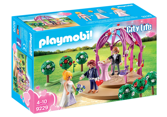 Playmobil 9229 City Life Hochzeitspavillon mit Brautpaar - plegobil