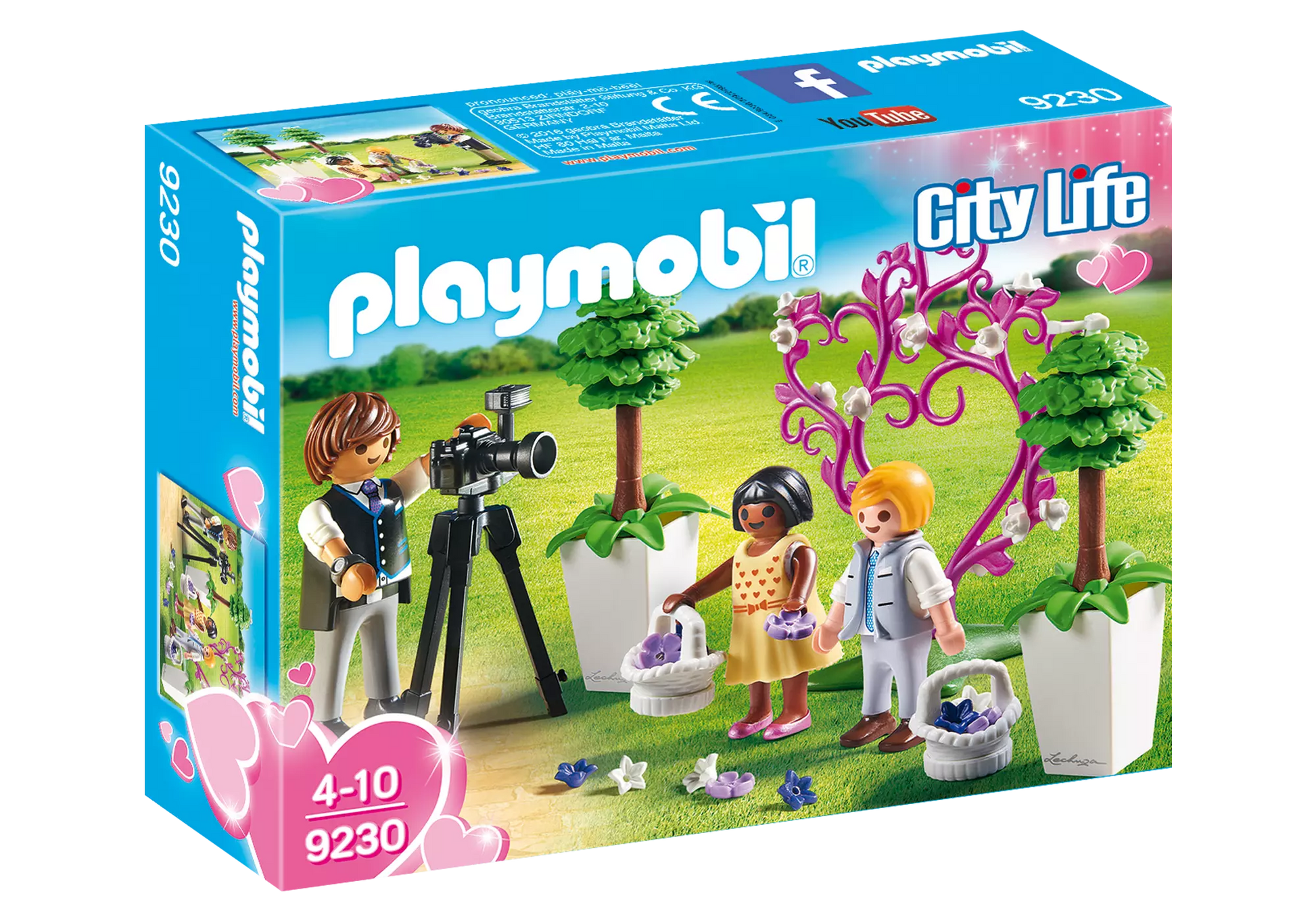 Playmobil 9230 City Life Fotograf mit Blumenkindern - plegobil
