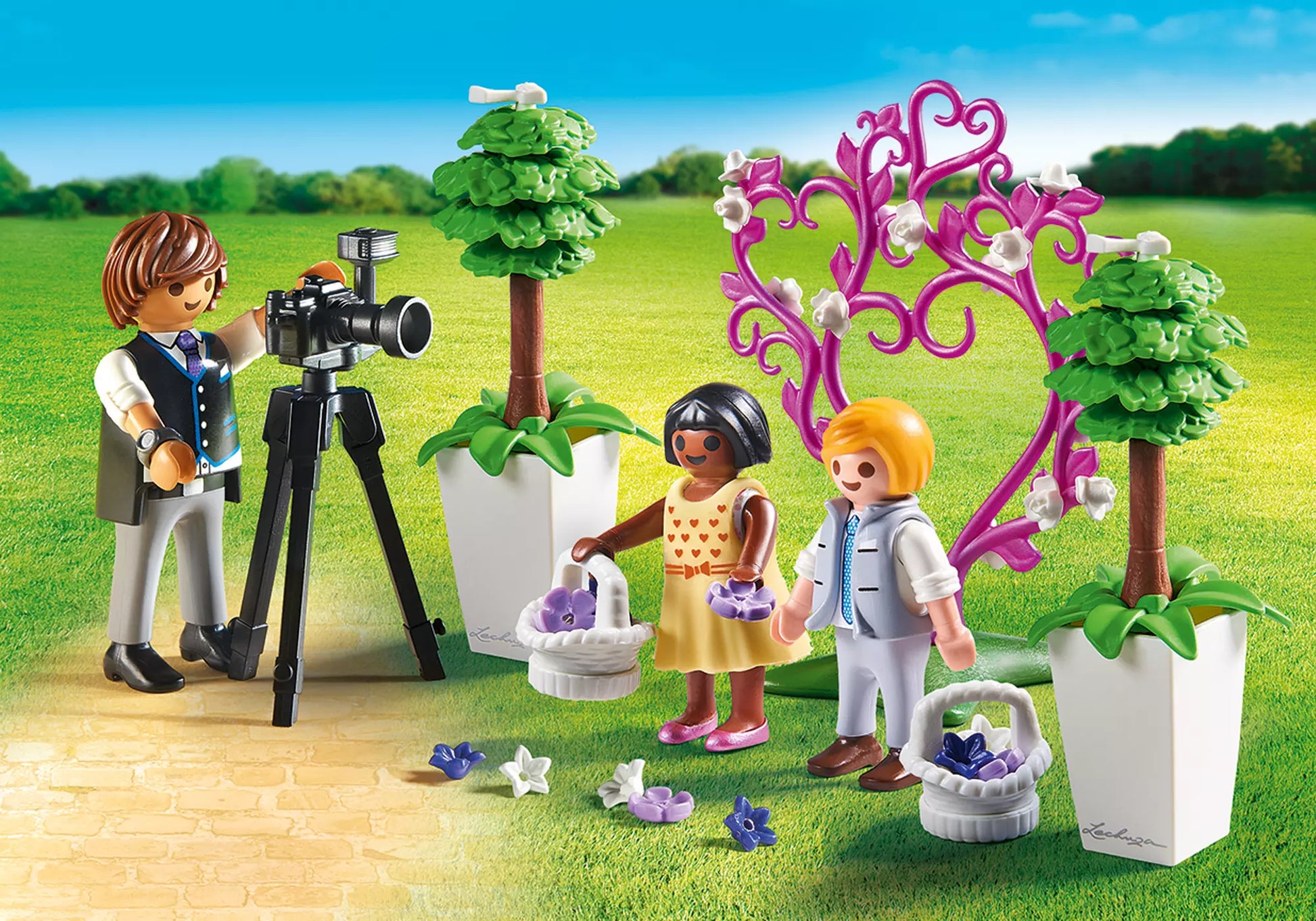 Playmobil 9230 City Life Fotograf mit Blumenkindern - plegobil
