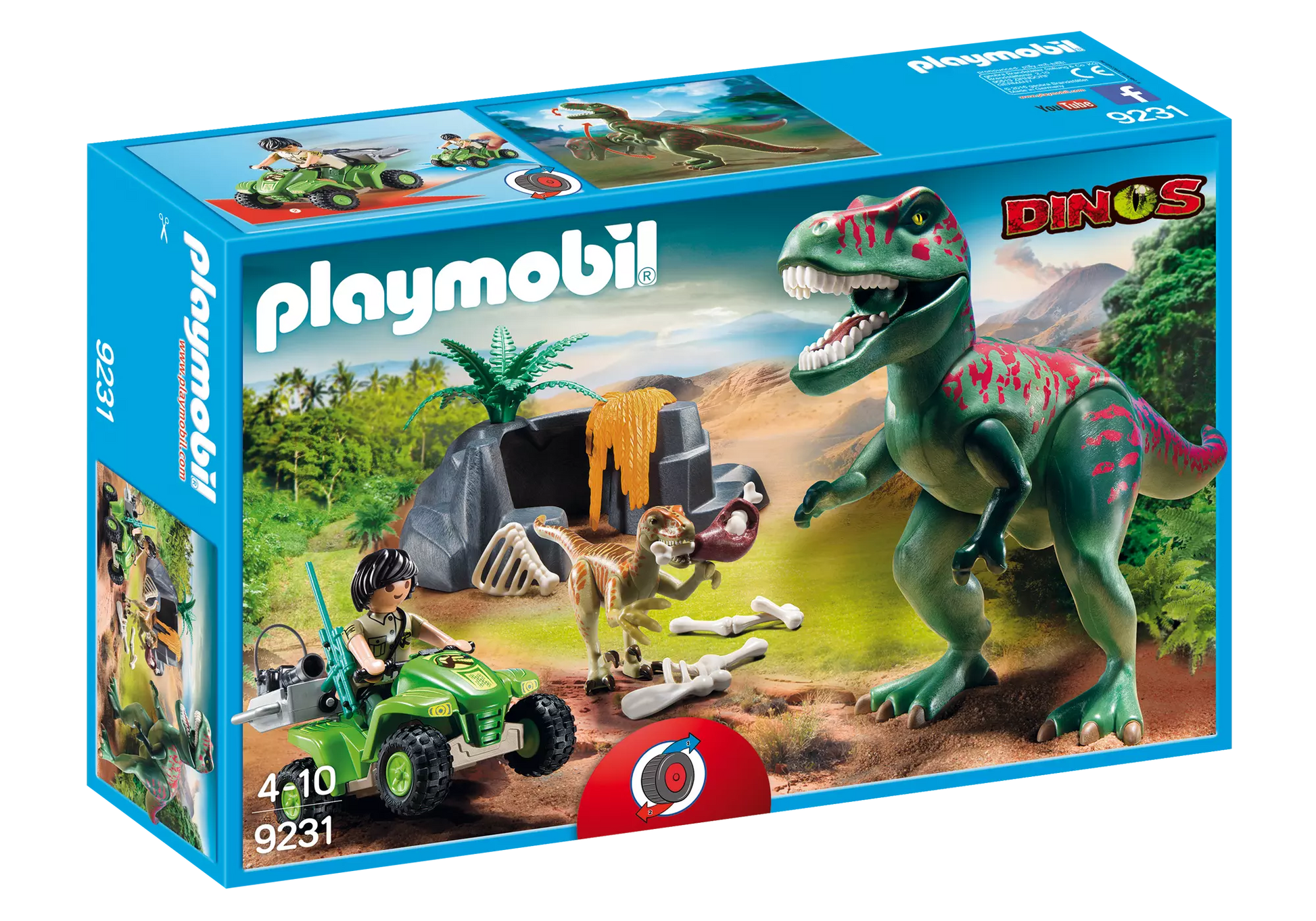 Playmobil 9231 Dinos T-Rex Angriff - plegobil