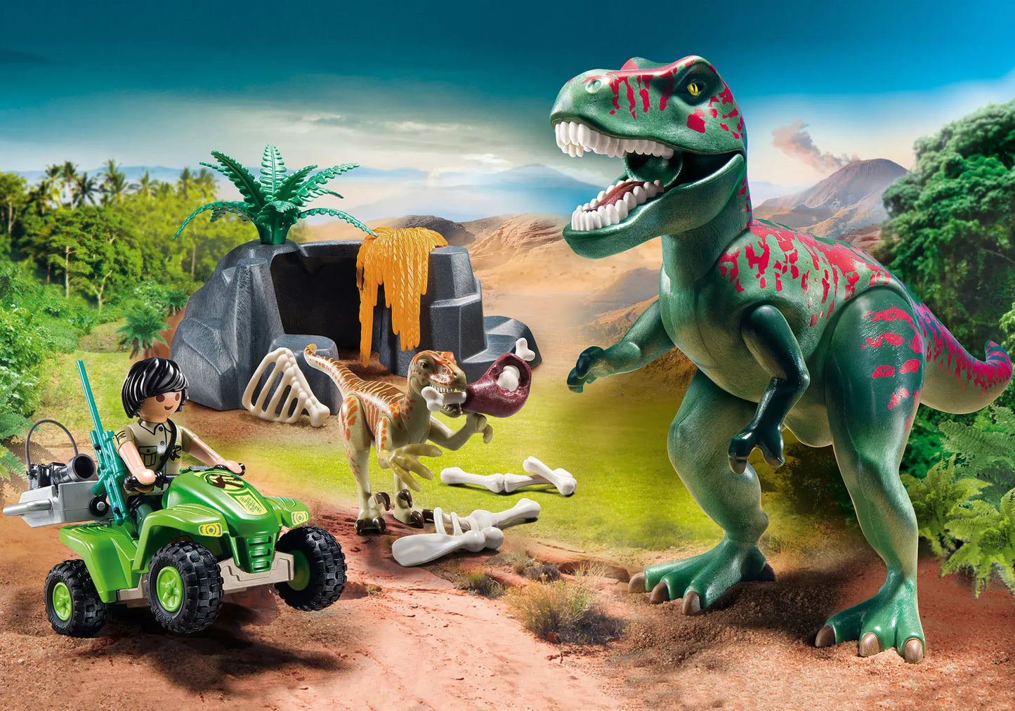 Playmobil 9231 Dinos T-Rex Angriff - plegobil
