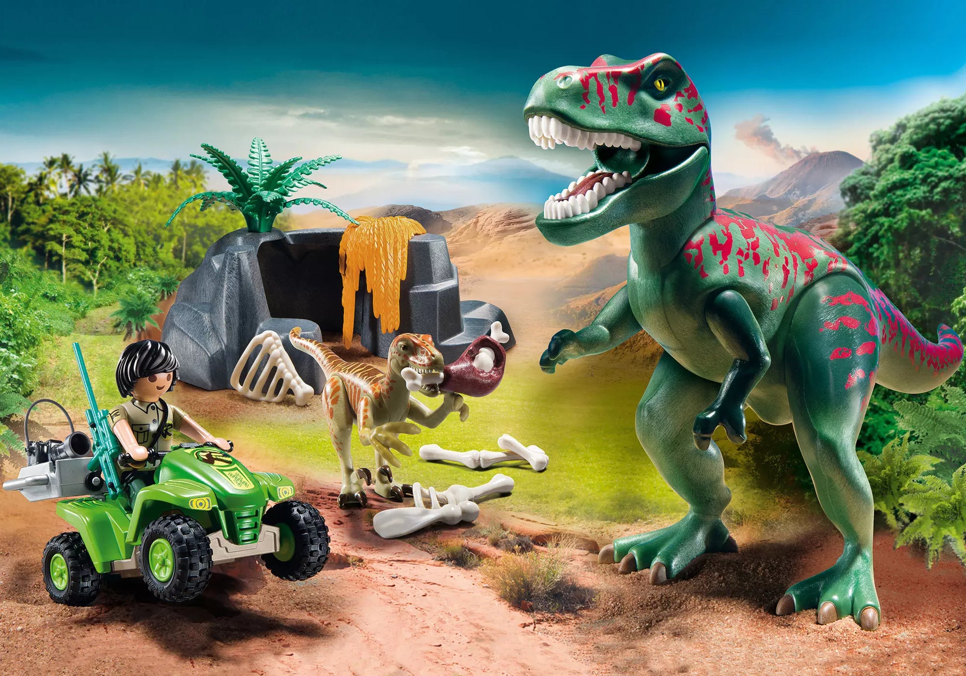 Playmobil 9231 Dinos T-Rex Angriff - plegobil