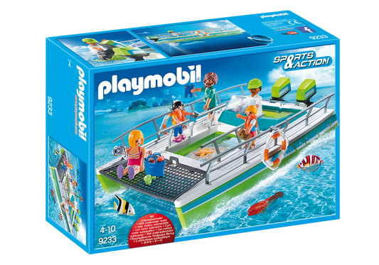 Playmobil 9233 Sports & Action Glasbodenboot mit Unterwassermotor - plegobil