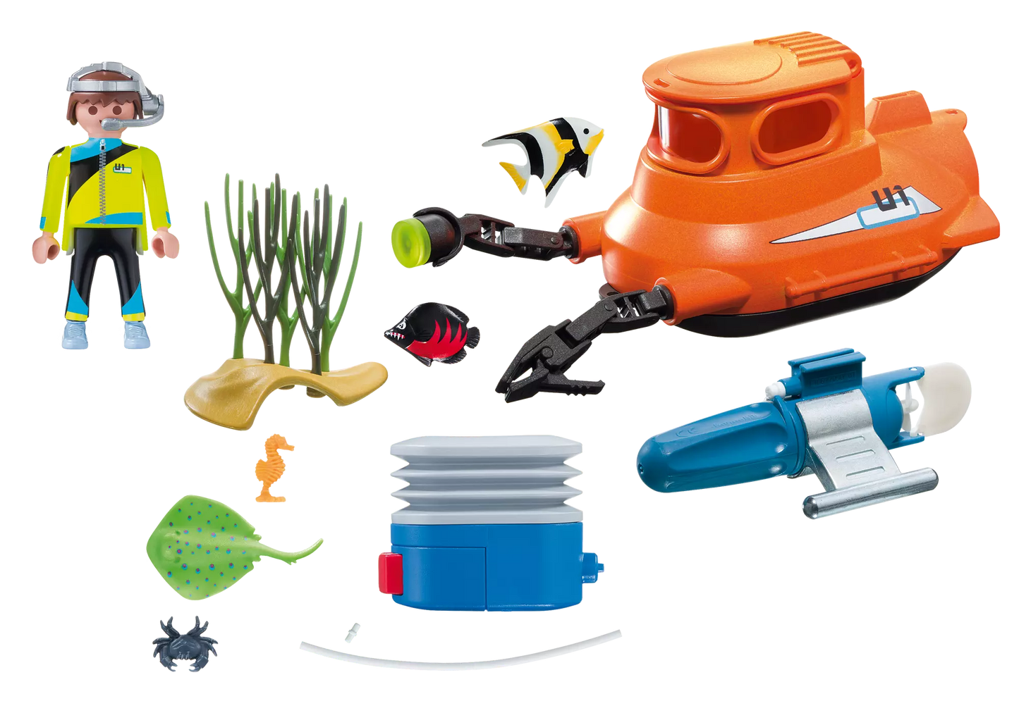 Playmobil 9234 Sports & Action U-Boot mit Unterwassermotor - plegobil