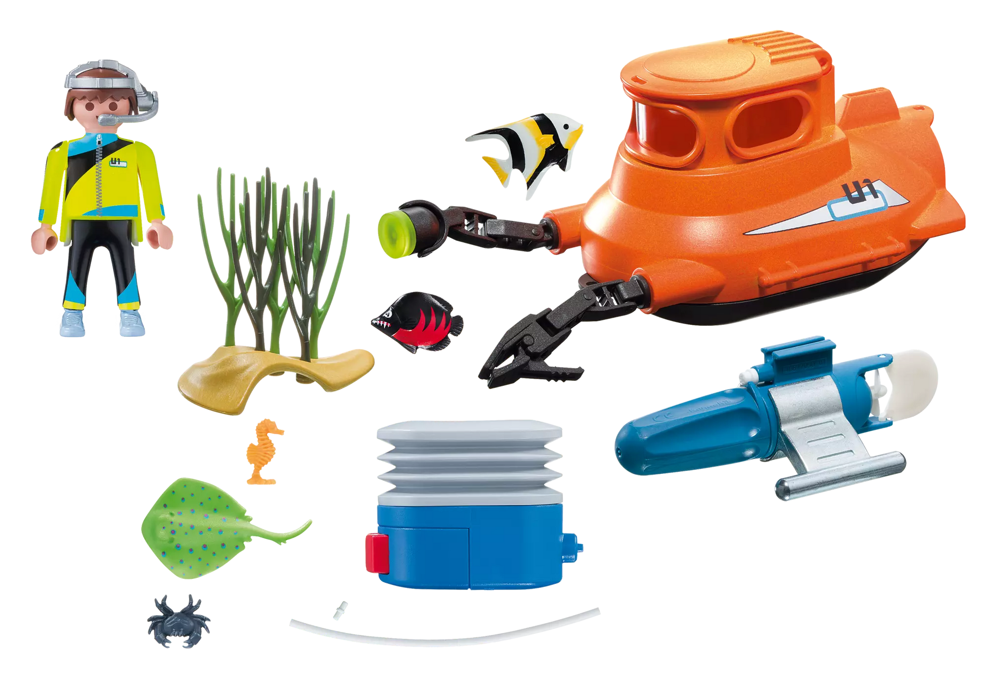 Playmobil 9234 Sports & Action U-Boot mit Unterwassermotor - plegobil