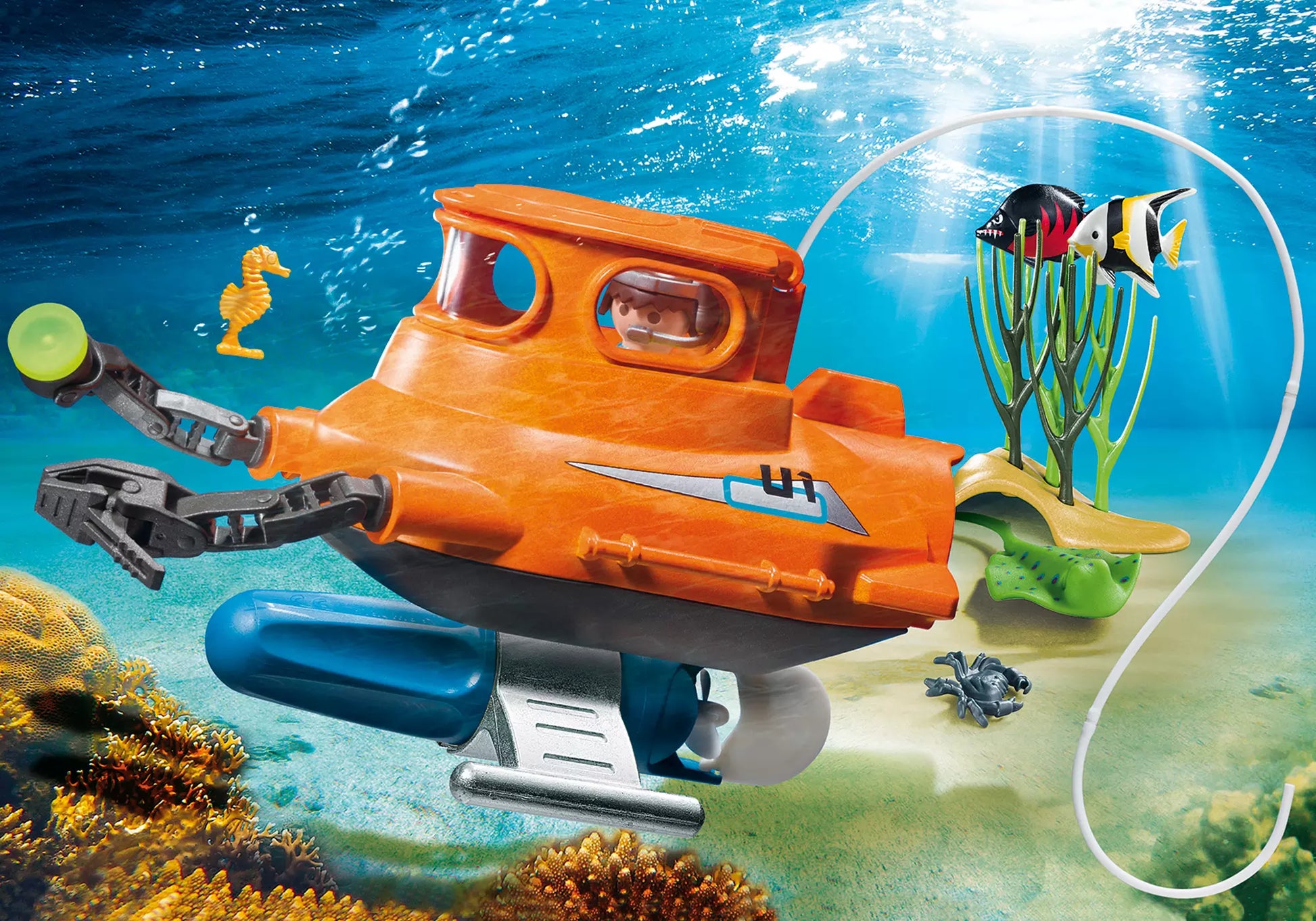 Playmobil 9234 Sports & Action U-Boot mit Unterwassermotor - plegobil