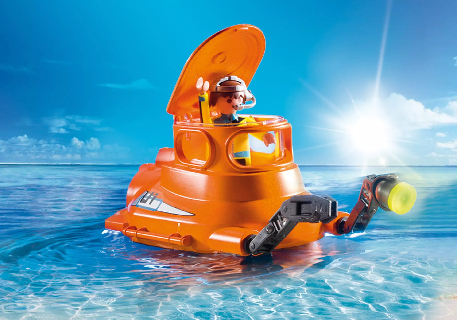 Playmobil 9234 Sports & Action U-Boot mit Unterwassermotor - plegobil