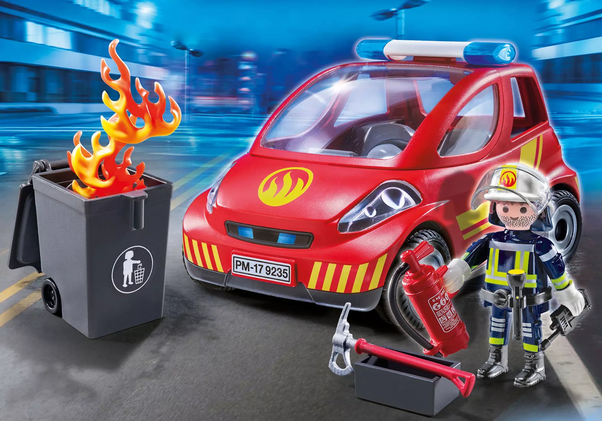 Playmobil 9235 City Action Feuerwehr Einsatzfahrzeug - plegobil