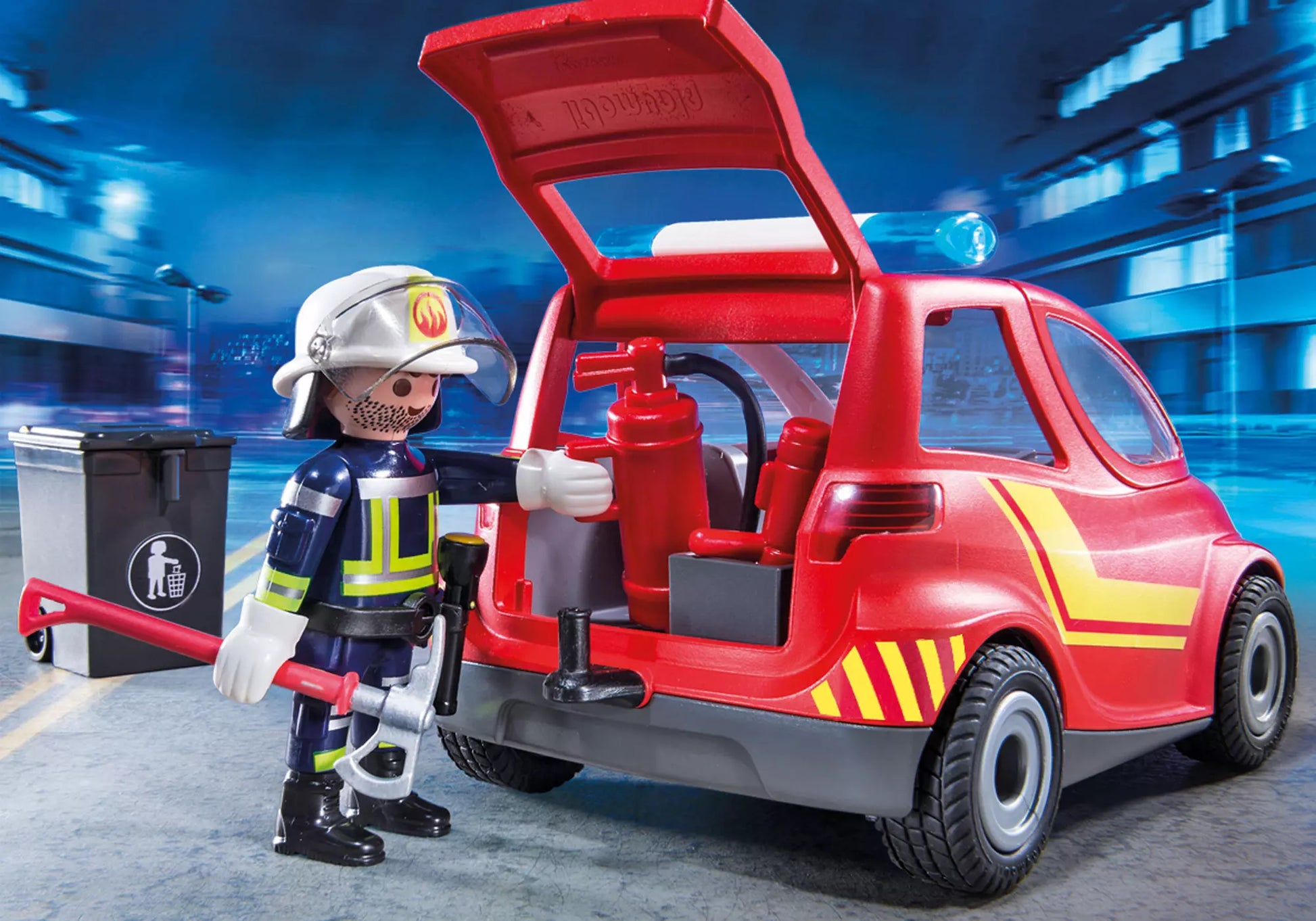 Playmobil 9235 City Action Feuerwehr Einsatzfahrzeug - plegobil